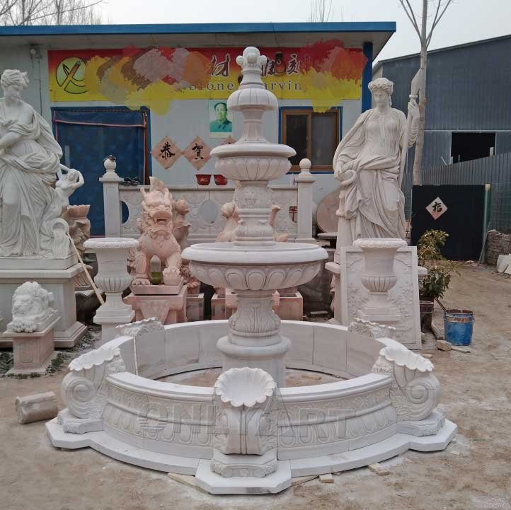 Garden Marble Fountains For Sale Height 255CM salestatue