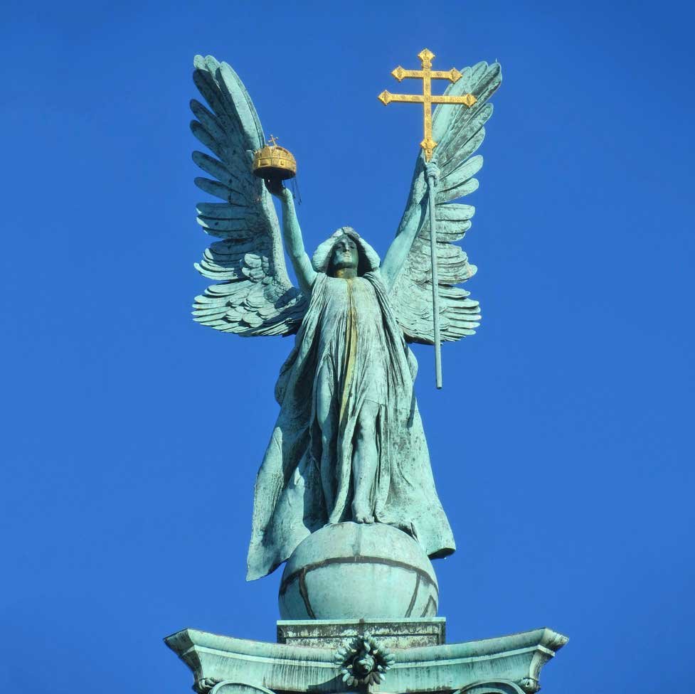 St Gabriel Sculpture Bronze Brass Statue salestatue