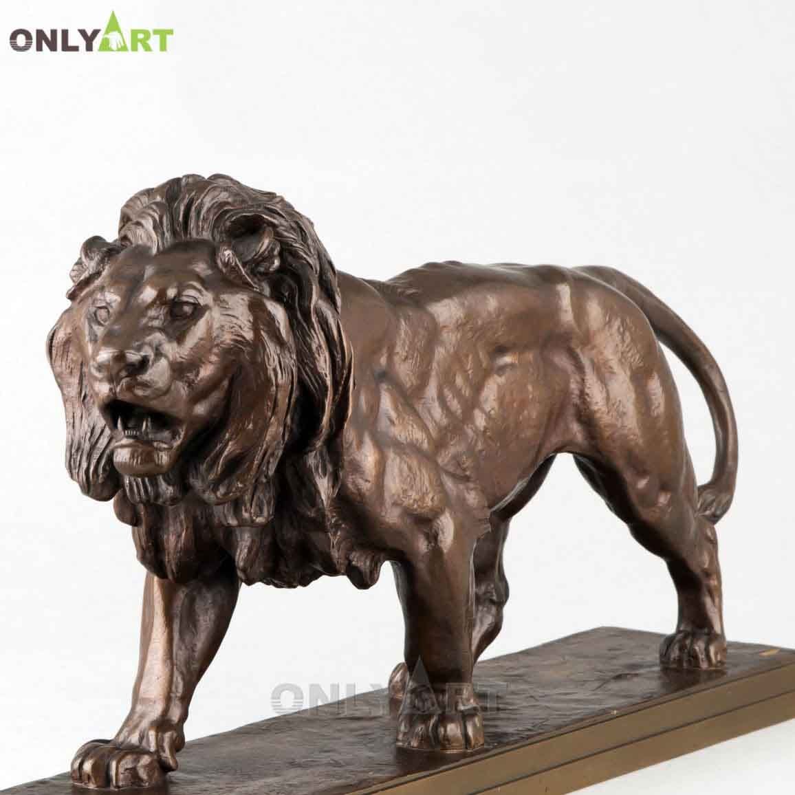 Antique Bronze Lion Statue Symbolize Meaning salestatue