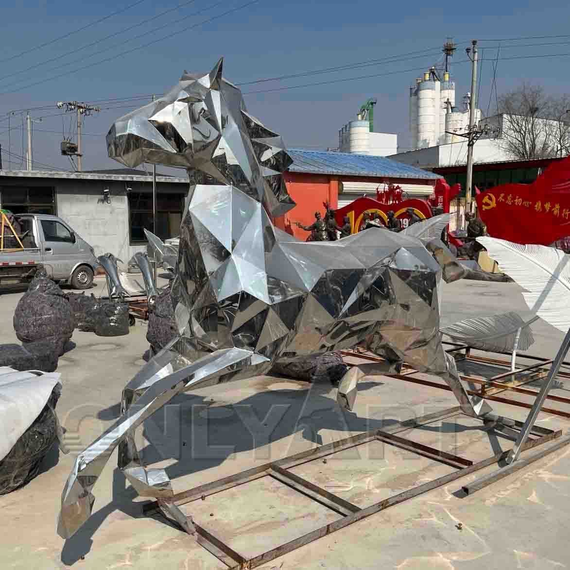 Outdoor Famous Big Horse Statue Scotland salestatue