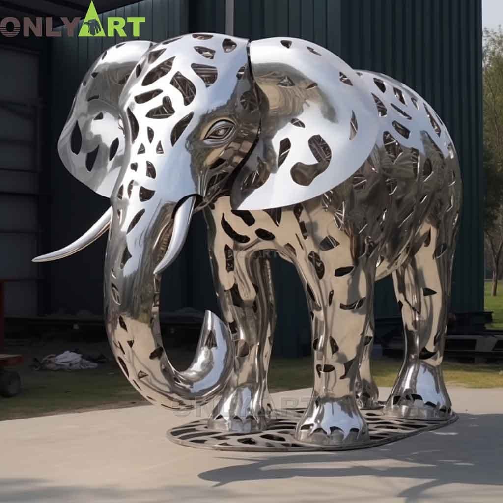 Large Metal Elephant Garden Sculpture Ornament large-metal-elephant-garden-sculpture-ornament